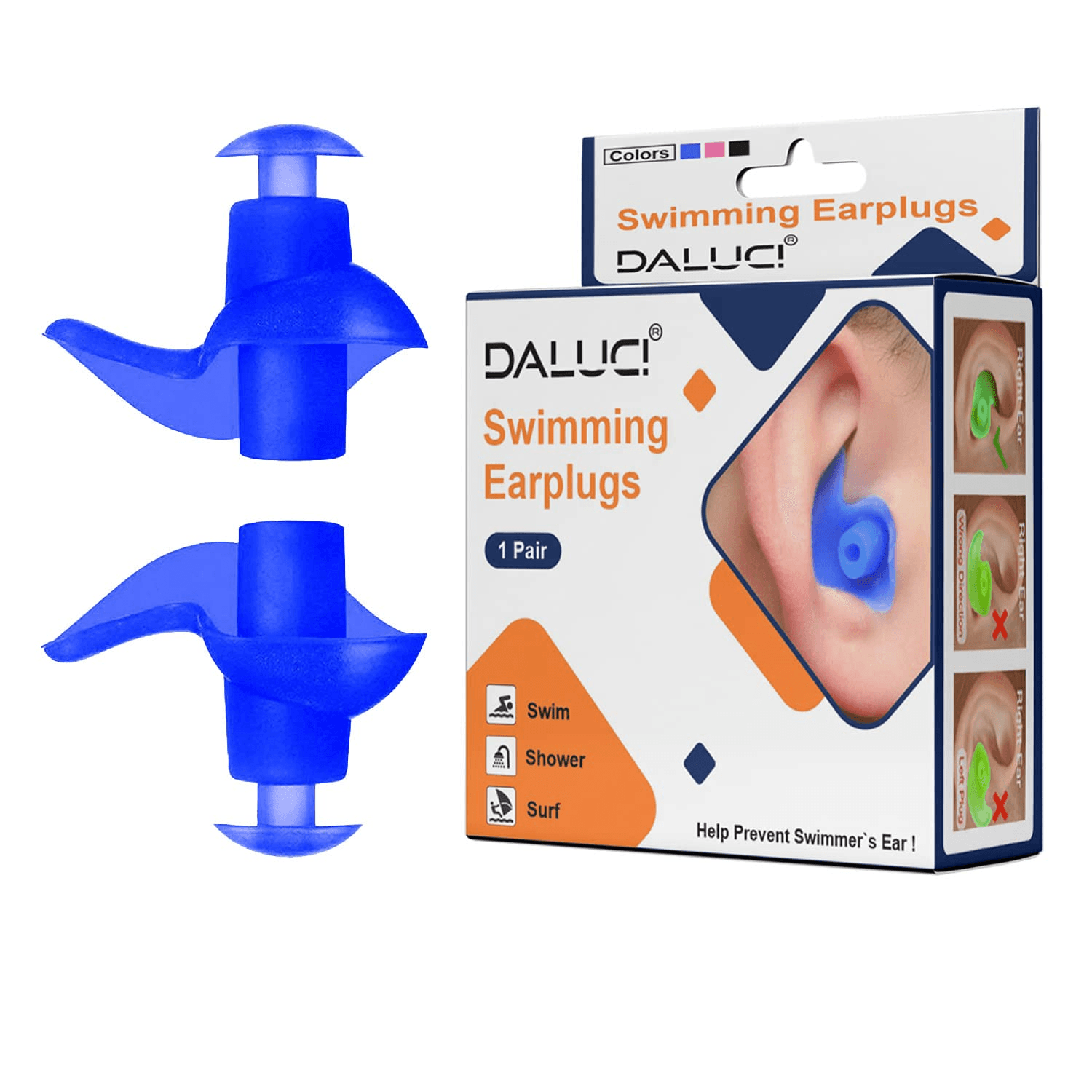 Swimmers Earplug Adult 1 Pair
