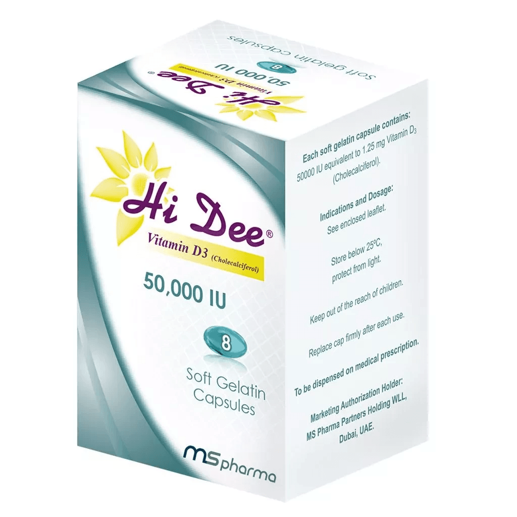 Hi Dee 50000 Iu 8 Capsules