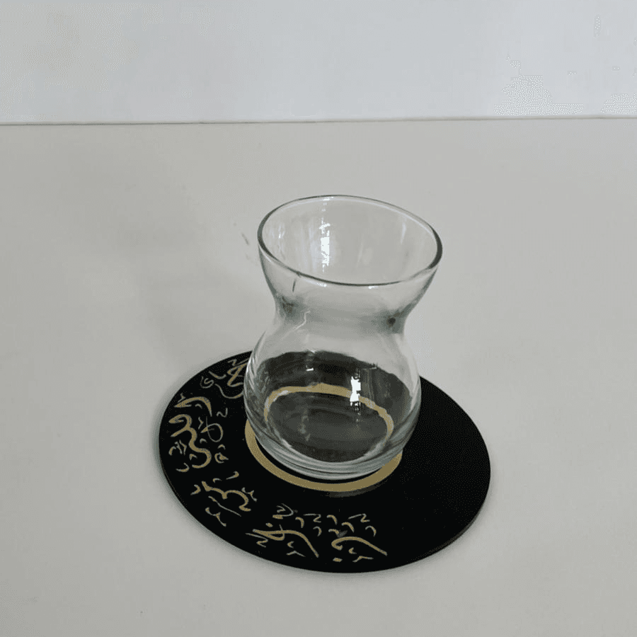  6 - pcs Coaster "حي الله من جانا"