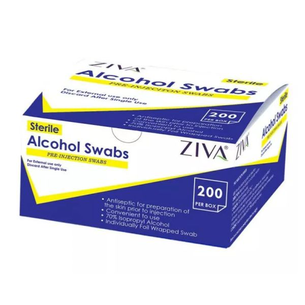 Ziva Alcohol Swab - 200'S