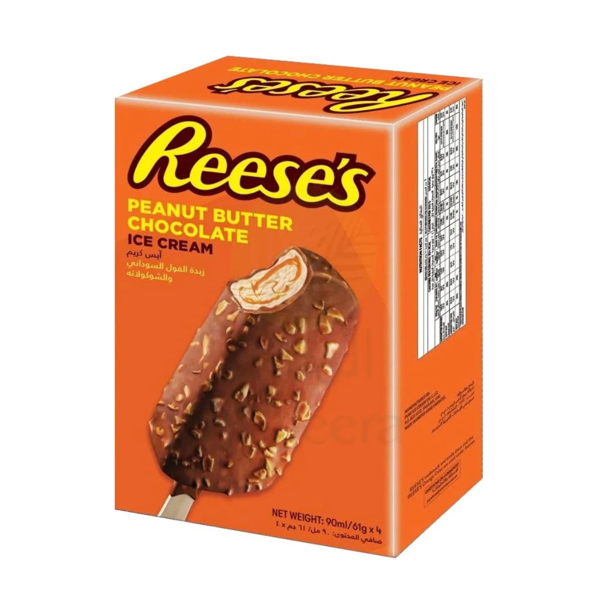 Reeses'S Peanut Butter Chocolate Ice Cream Stick, 4 X 90Ml