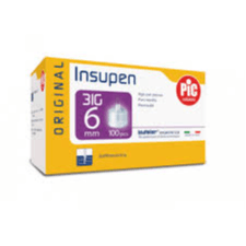 Pic Insupen Pen Needles G31x6mm 100's (1850089)