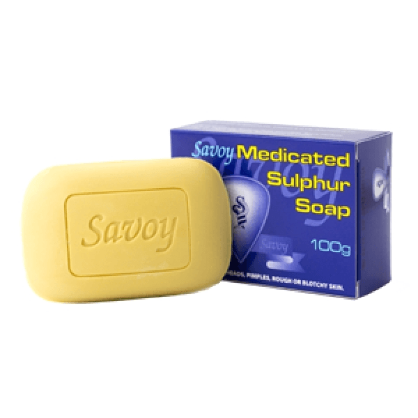 Savoy Medicated Sulphur Soap 100g (Sal060001)
