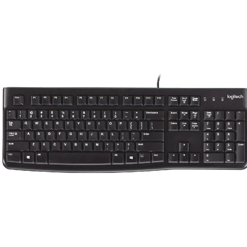 Logitech K120 Usb Standard Computer Keyboard-Black