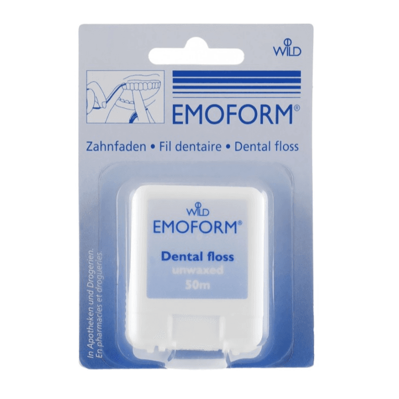 Emoform Dental Floss Unwaxed 50M