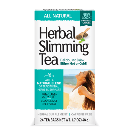 21St Century Herbal Slimming Tea All Natural Tea Bags 24 Pieces