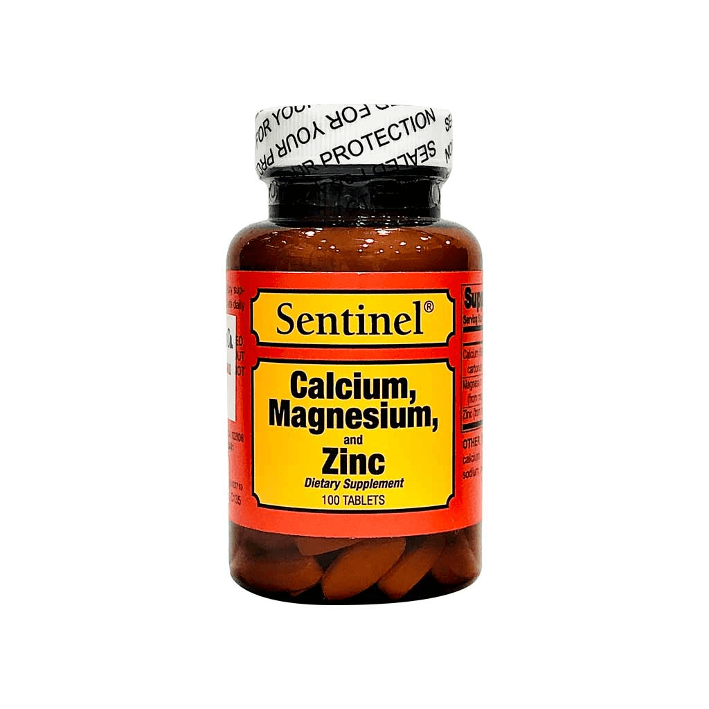 Sentinel Calcium+ Magnesium + Zinc Tablets 100 Tab's