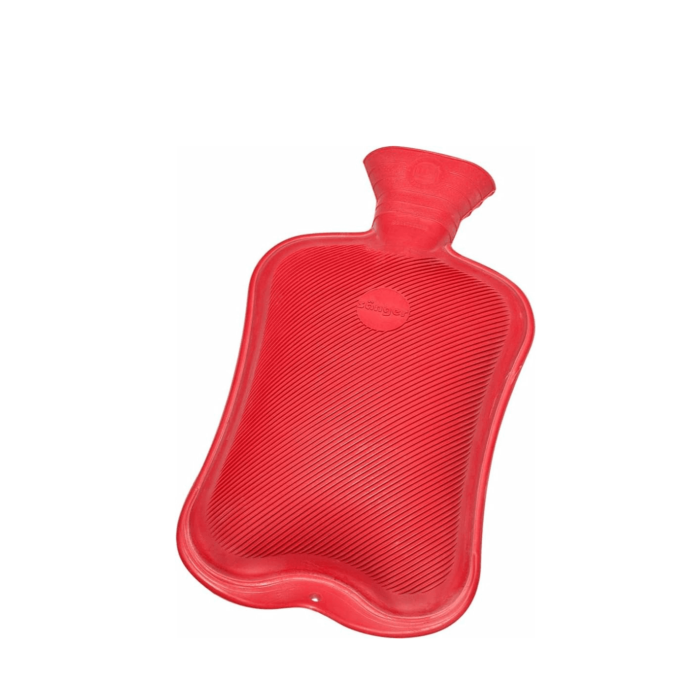 Sanger Warmflasche H Water Bag Both Side Ribbed Red(13624)