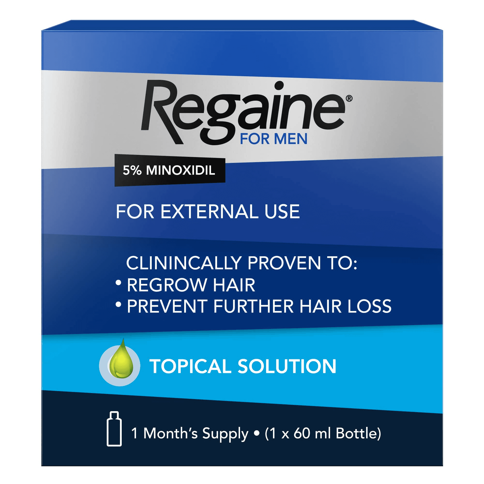 Regaine Topical Solution 5% Minoxidil 60 Ml