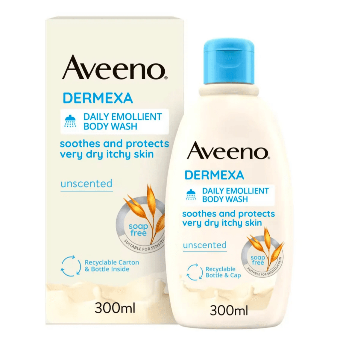 Aveeno Dermexa Daily Emollient Bady Wash 300 Ml