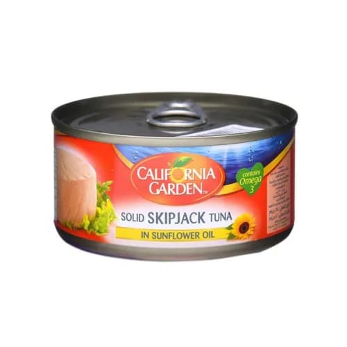 California Garden Solid Skipjack Tuna In Sunflower Oil, 170G