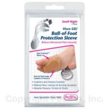 P1225 Lr Visco Gel Ball Of Foot Sleeve Large Right (12981)