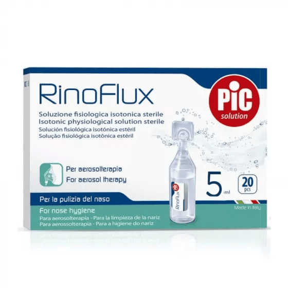 Pic Rinoflux Saline Solution 5ml 20's (1850120)