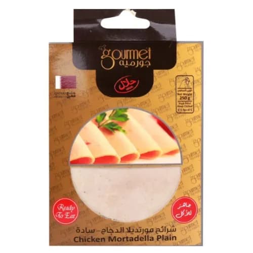 Gourmet Slices Ckn Plain Mortadella 250 Gm