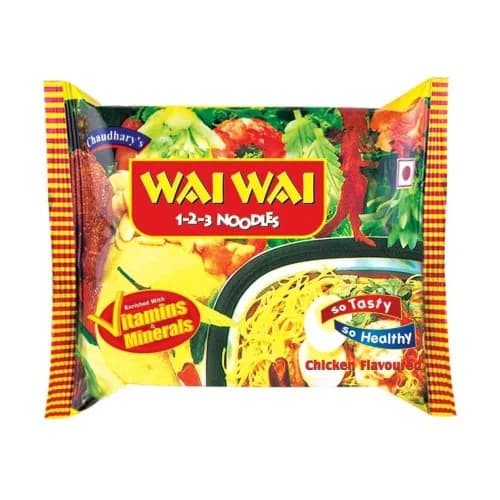 Wai Wai Chicken Flavoured Noodles 70 G