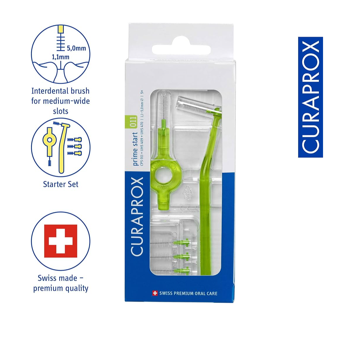 Curaprox Interdental Brushes With Holder - Prime Start 011