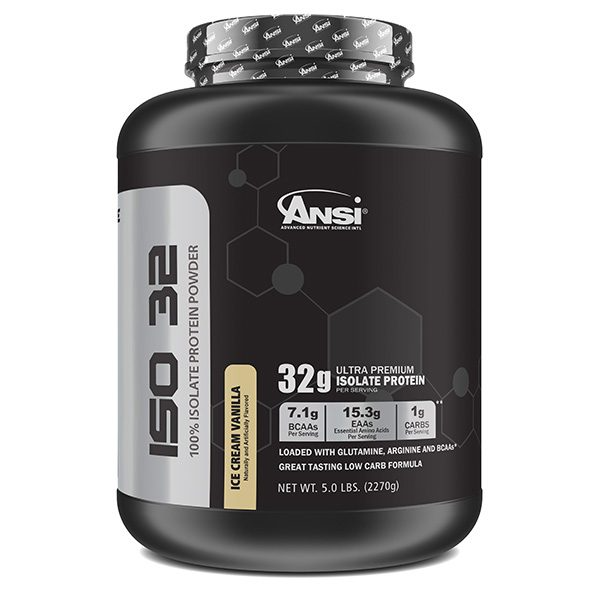 Ansi Iso32 Zero Sugar Protein Shake (Ice Cream Vanilla) - 5Lbs