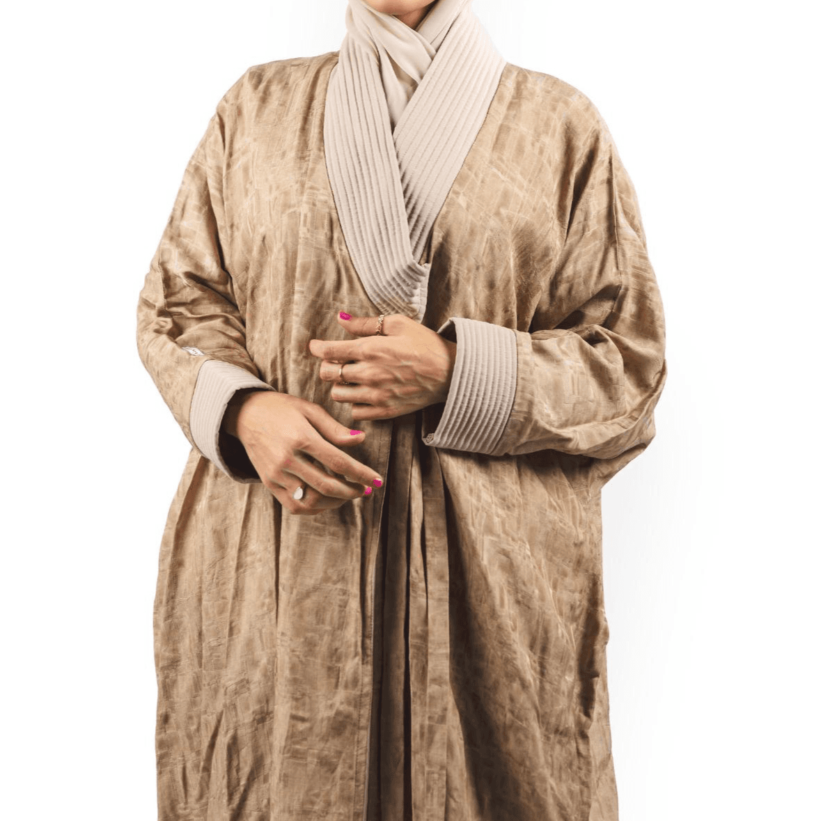 Masnouri Line Abaya Size 58 - Beige