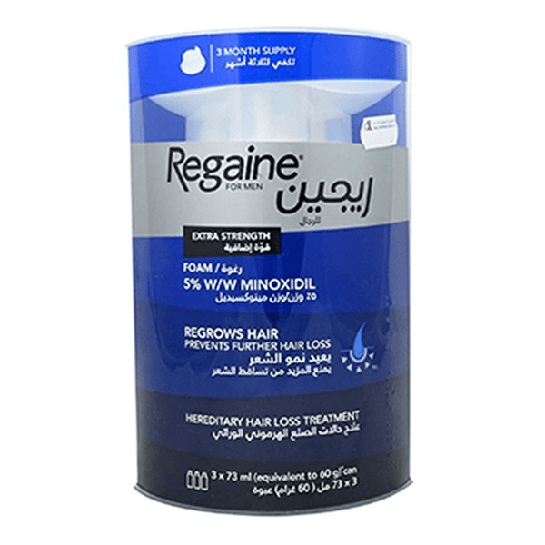 Regaine Men Foam 5% 3x60ml (Jjprgr002)