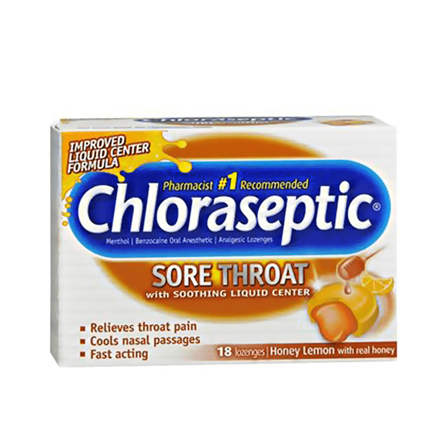 Chloraseptic Loz. Honey-Lemon 18'S