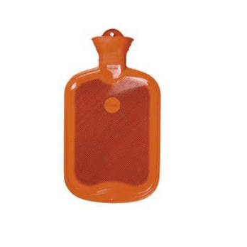 Sanger Warmflasche H Water Bag One Side Ribbed Orange   136001 138608