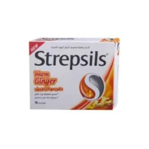 Strepsils Warm Ginger 16 Lozenges