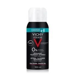 Vichy Deodorant Spray For Men Zero Alcohol 100 Ml