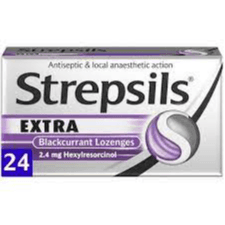 Strepsils Extra Blackcurrant 24's (Rh2100)