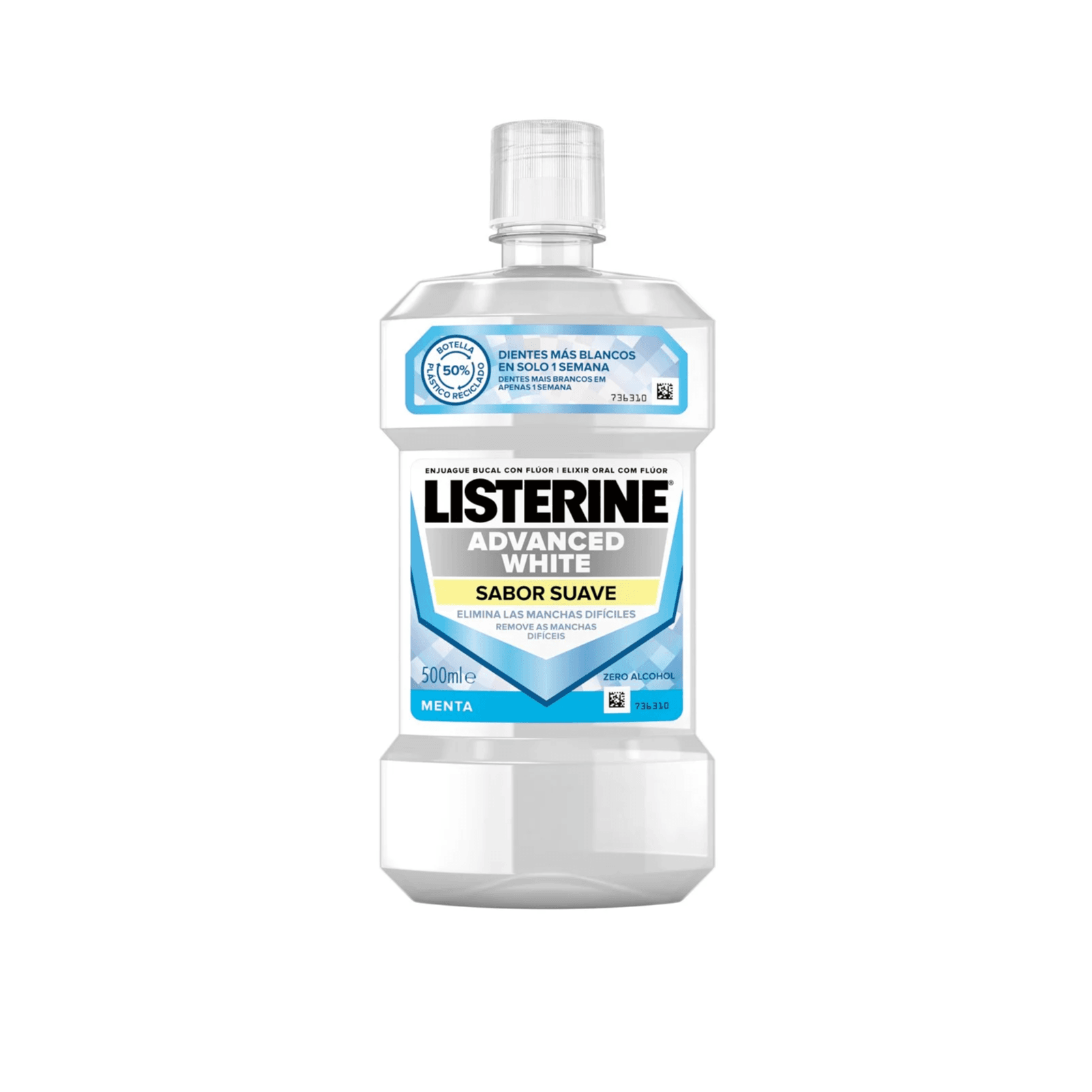 Listerine Advanced White Milder Taste 500Ml