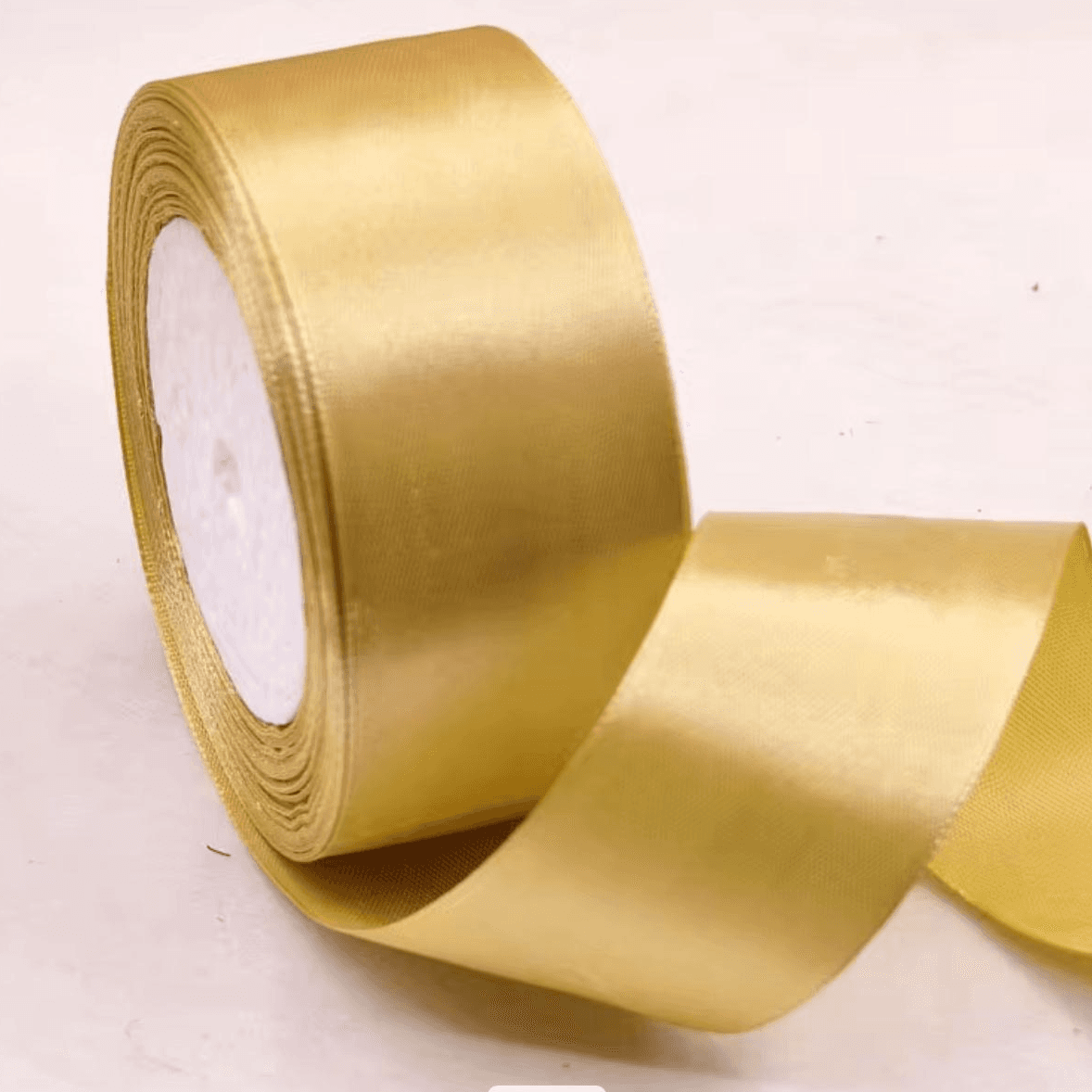 Satin Ribbon - Gold  22 Meters length  x 1 inch width