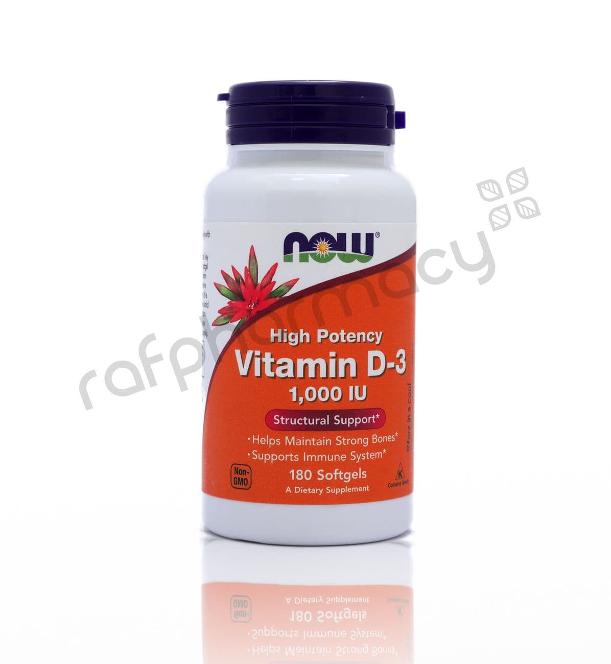 Now Vitamin D3 1000Iu Softgels 180'S#19035