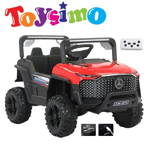2X6V Red Mercedes Rover Ride-On Jeep