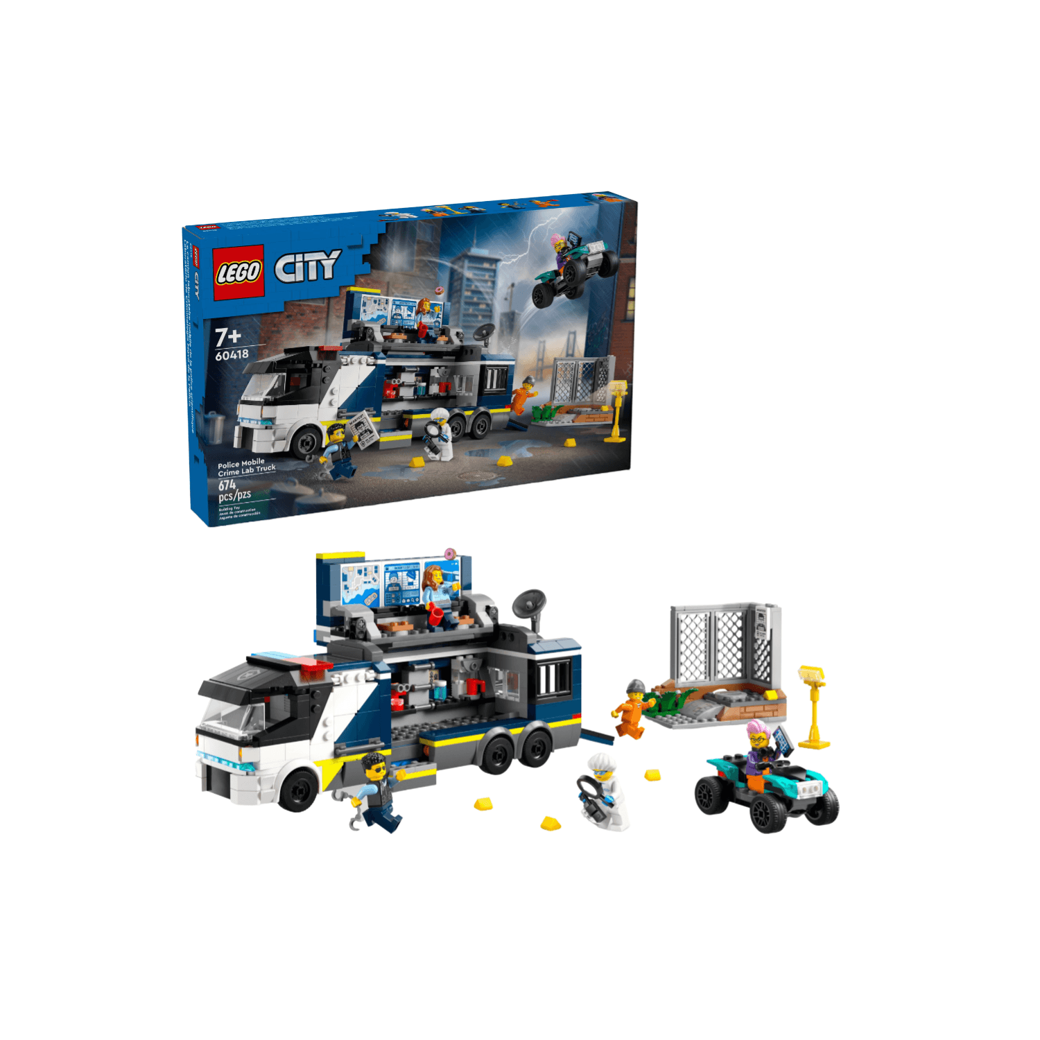 Lego City 60418 Police Mobile Crime Lab Truck