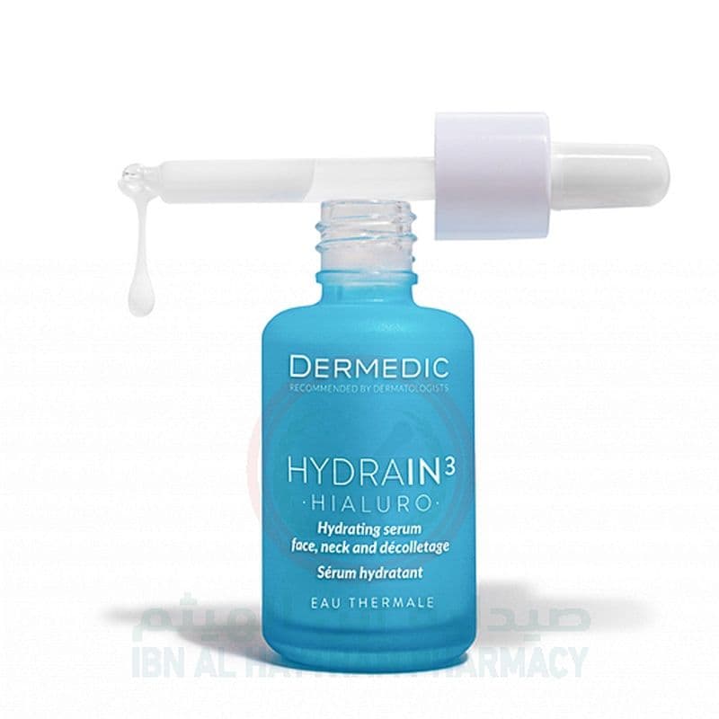 Dermedic Hydrain Hydrating Serum For Face, Neck & Decollete Age 30Ml