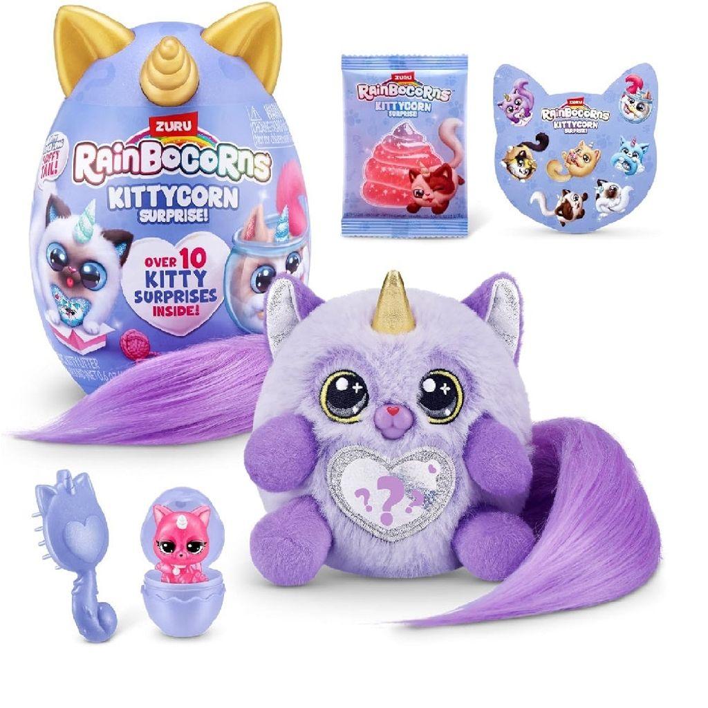 Rainbocorns Kittycorn Surprise Plush Toy (Assorted, 21.6 Cm)