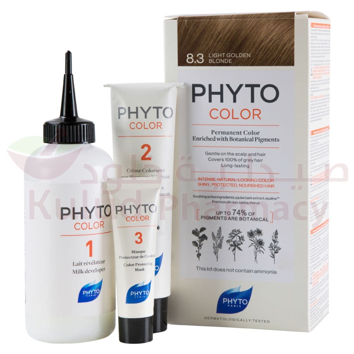 Phytocolor 8.3 Light Golden Blond (New) Hair Color  1 PC