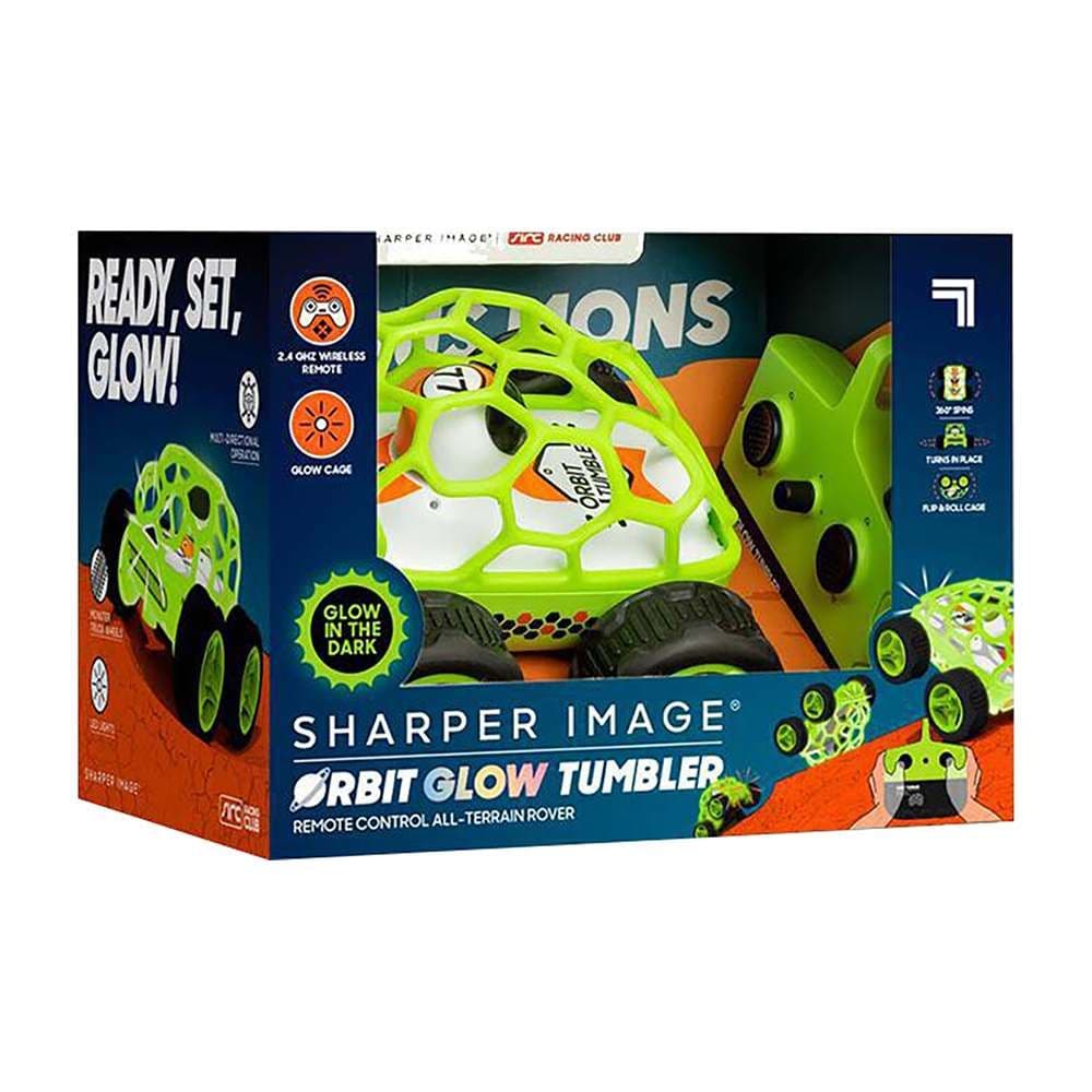 Shaper Image Orbit Tumbler Glow-In-The-Dark 2.4 Ghz Rc Vehicle (17 Cm)