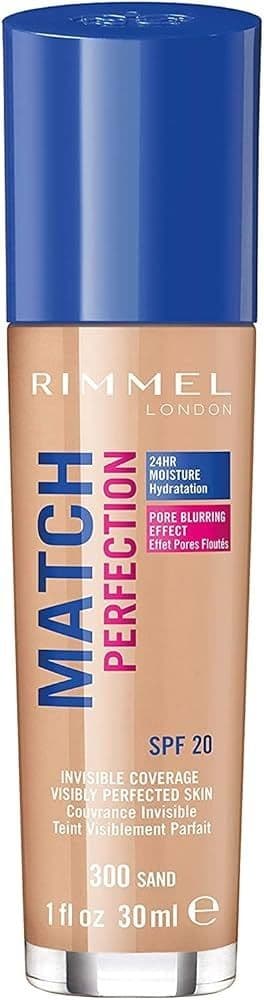 Rimmel London Match Perfection Foundation 300 Sand 30 Ml