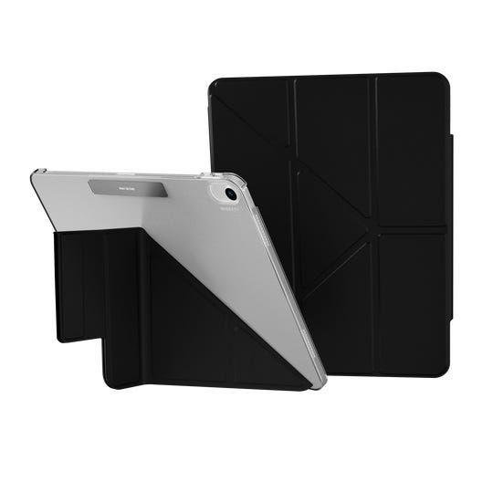 Mageasy Facet Folding Folio Case For Ipad Air 13", M2, Stain-Resistan - Black