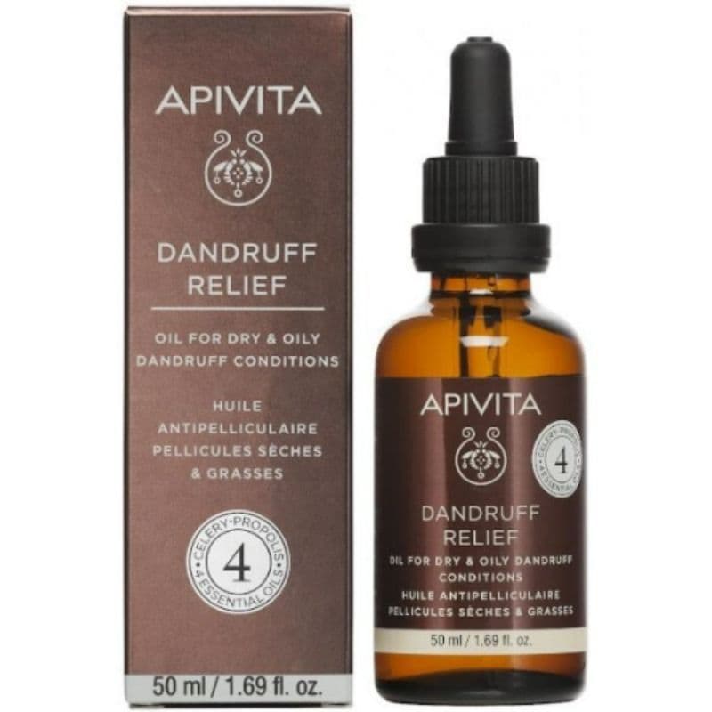 Apivita Pre-Shampoo Dandruff Relief Hair Oil  50 ML