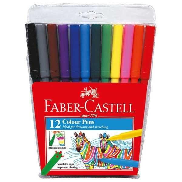 Faber-Castell 12 Colour Pens