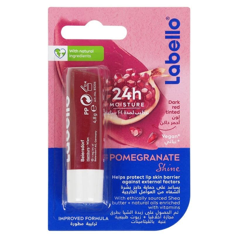 Labello Lip Balm Pomegranate Shine 4.8 G