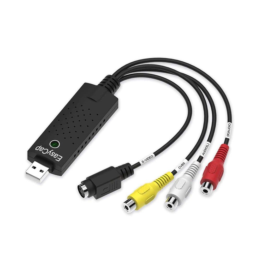 Easycap Usb 2.0 Capture Card Video Tv Dvd Vhs Audio Capture Card 3 In 1 Vhs To Dvd Adapter Converter