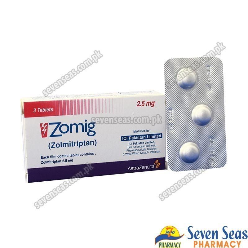 Zomig 2.5Mg Tab 1X3`S