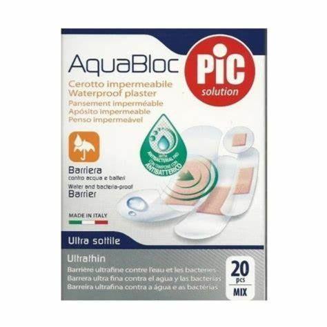 Pic Aquabloc Asstd 20 Plasters (220241/240030)