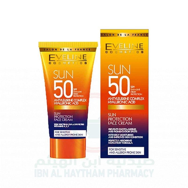 Eveline Sun Protection Spf50 Face Cream 50Ml