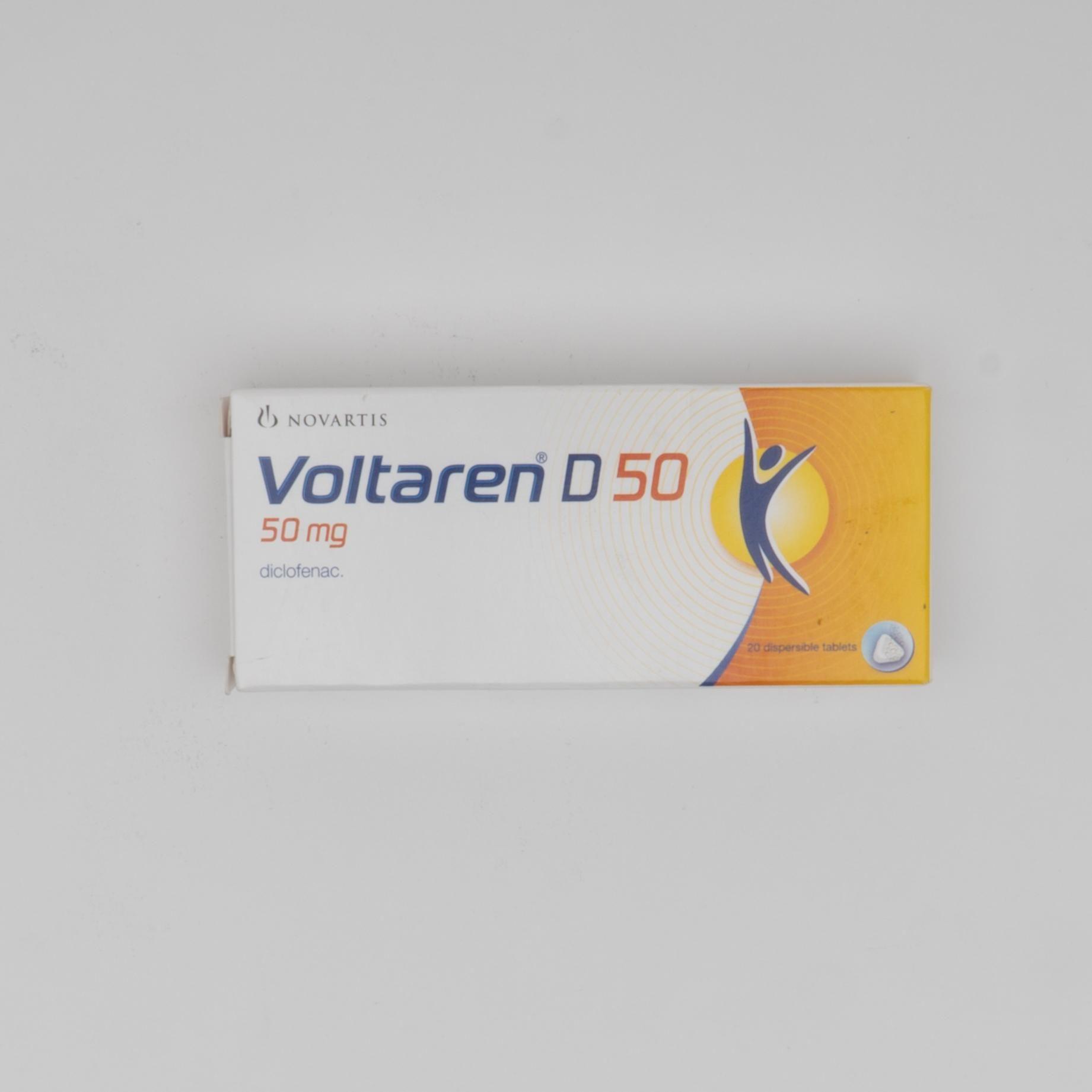 Voltaren D 50Mg Tablet 20'S-