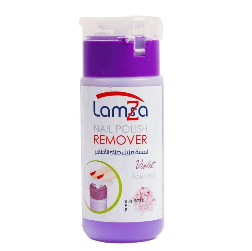 Lamsa Nail Polish Remover Pump Violet Scent 100 Ml