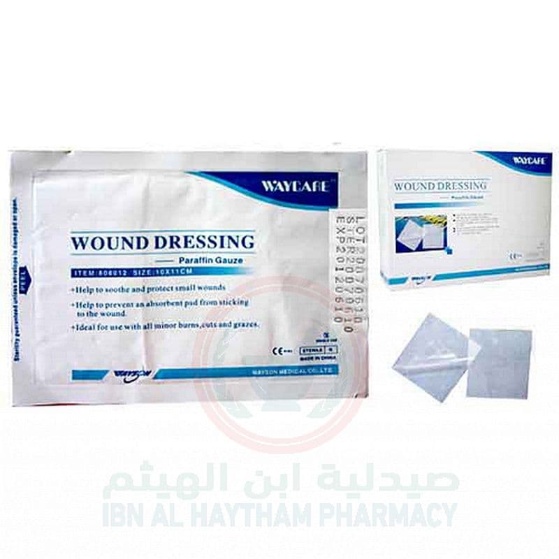 Waycare Paraffin Gauze 10X11 1'S