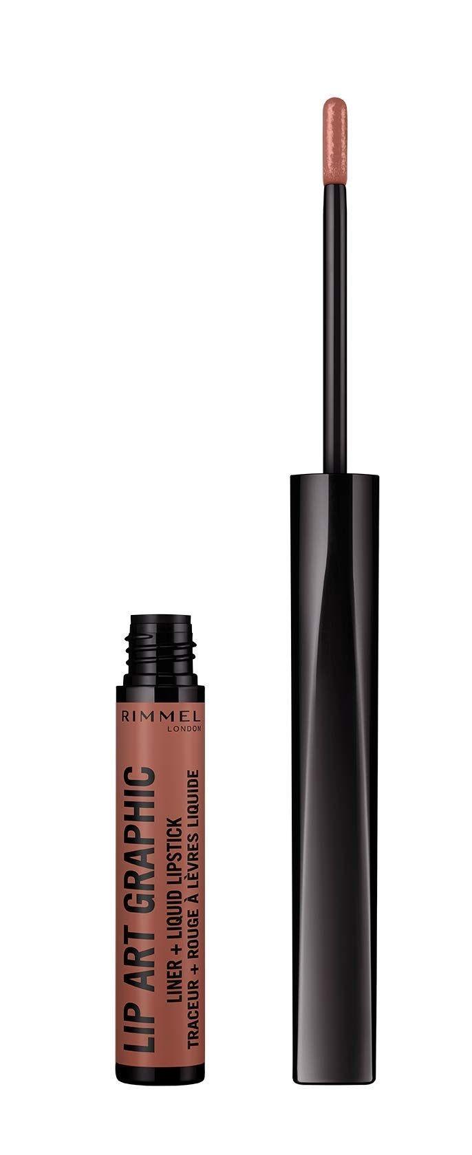 Rimmel London Lip Art Graphic Liner Liquid Lipstick 720 Kylie Bare